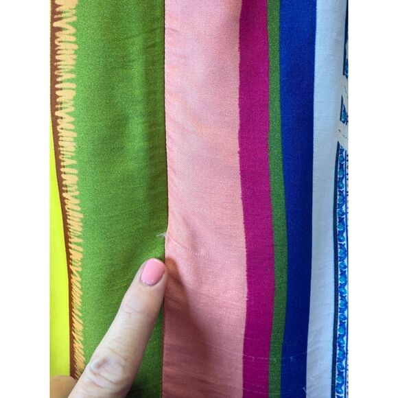 Farm Rio NWT Double Scarfs Pastel Mini Skirt Women’s Size Small Eco Viscose - Picture 9 of 11